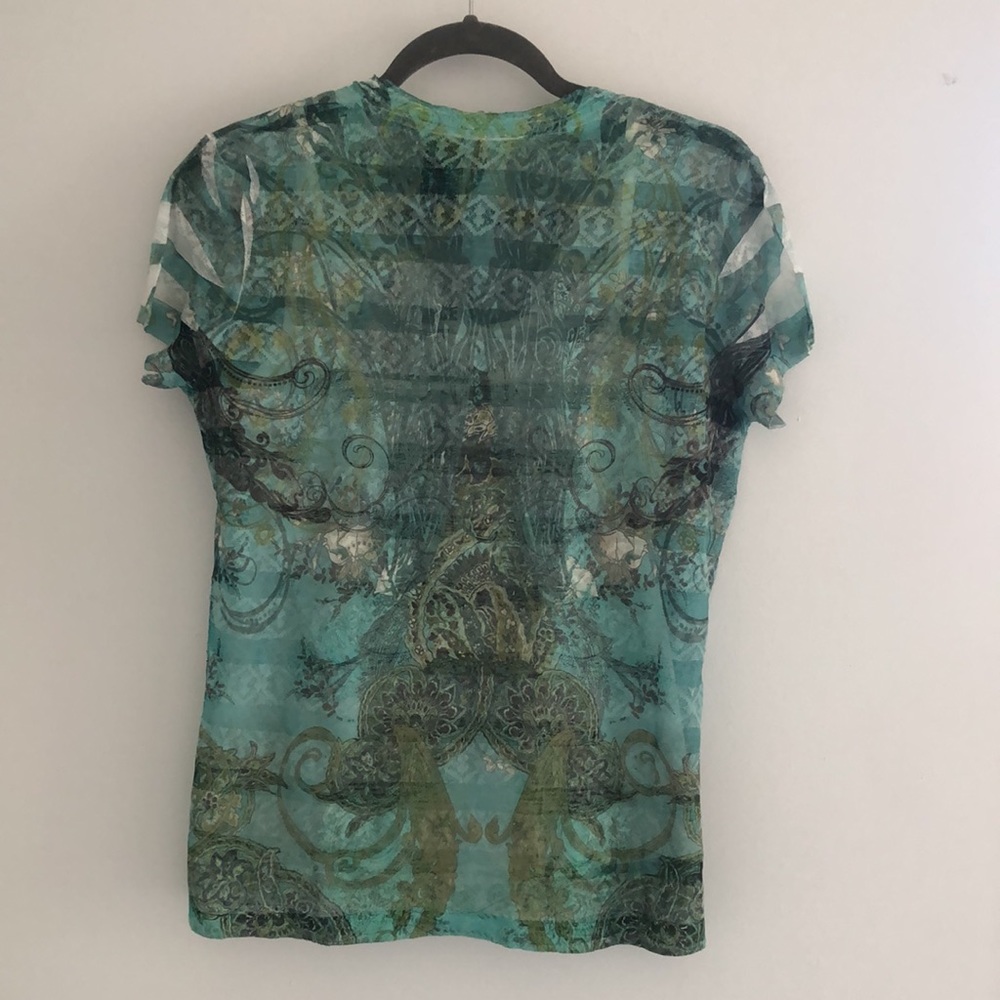NWT New Directions Petite Top w/ Camisole - Picture 2 of 10